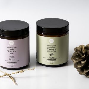 נר ארומתרפי אקליפטוס ומנטה